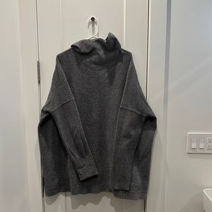 grey free people slouchy ottoman tunic M